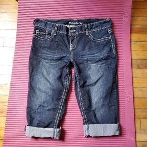 Maurices crop jeans size 15/16 NWOT